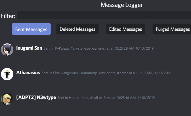 better discord message logger