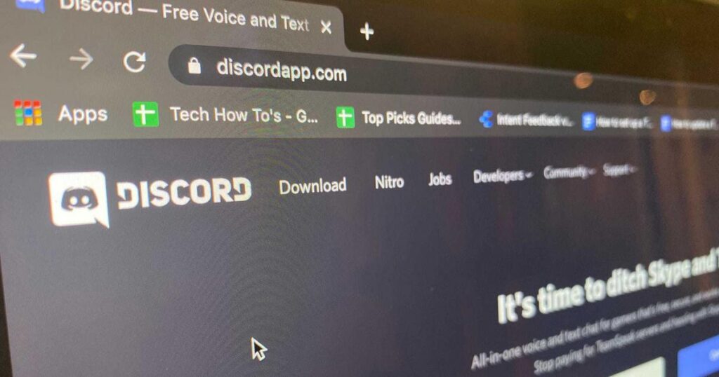 Discord on a Windows PC